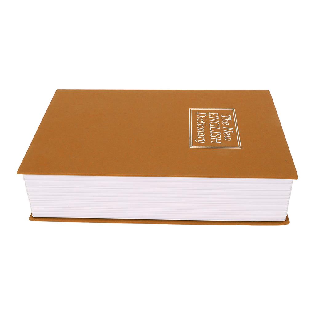 Cassaforte a Libro Piccola Cassaforte Diversiva Scatola di Sicurezza con Serratura Nascondiglio per Denaro Monete Carte con Combinazione