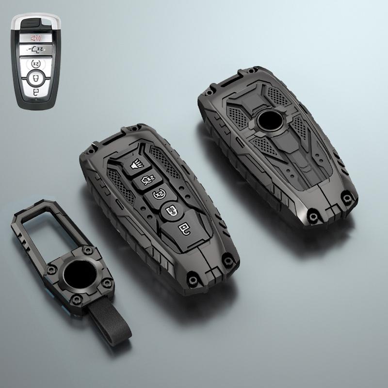 Zinc Alloy Car Key Case Cover Shell for Ford Mondeo Explorer Edge Expedition Fusion Mustang Focus C-Max S-Max Everest for Lincol
