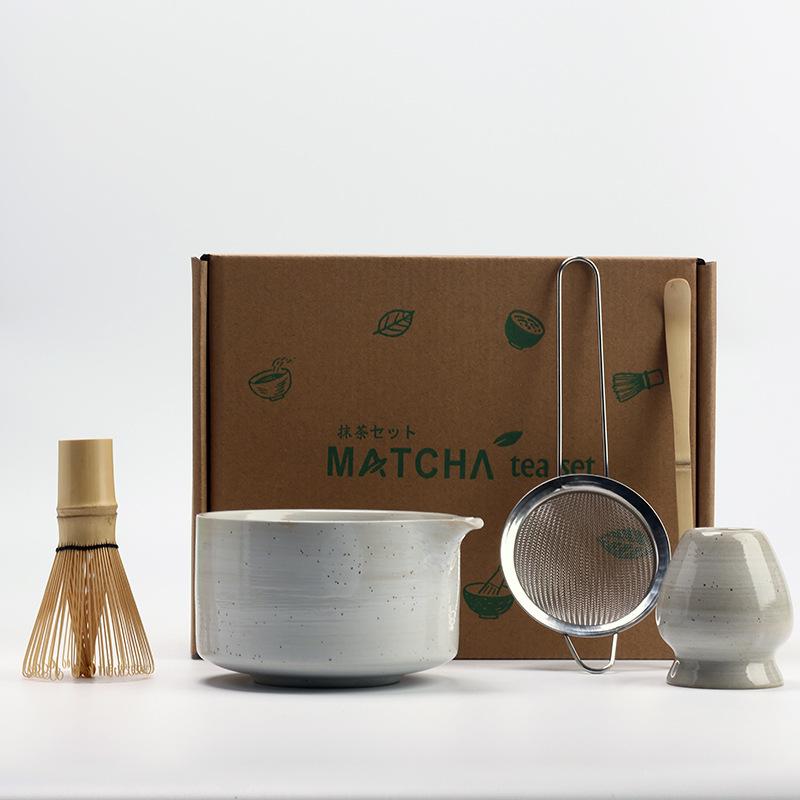 5pcs/set Japanese Matcha Set Vintage Bamboo Matcha Brush Exquisite Matcha Bowl Tea Tools Accessories Ceremony Great Gifts Box