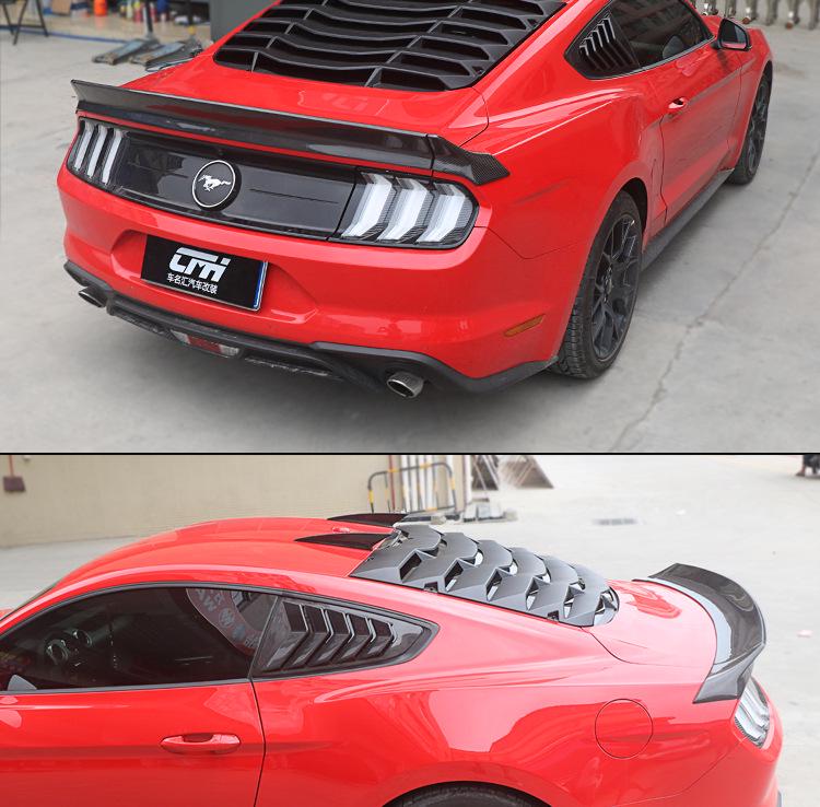 15-23 Mustang MMD Rear Window Louvers Air Deflector Sunshade