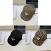Vintage Leopard Embroidered Baseball Cap With Wide Brim For Casual Men Women Sun Protection