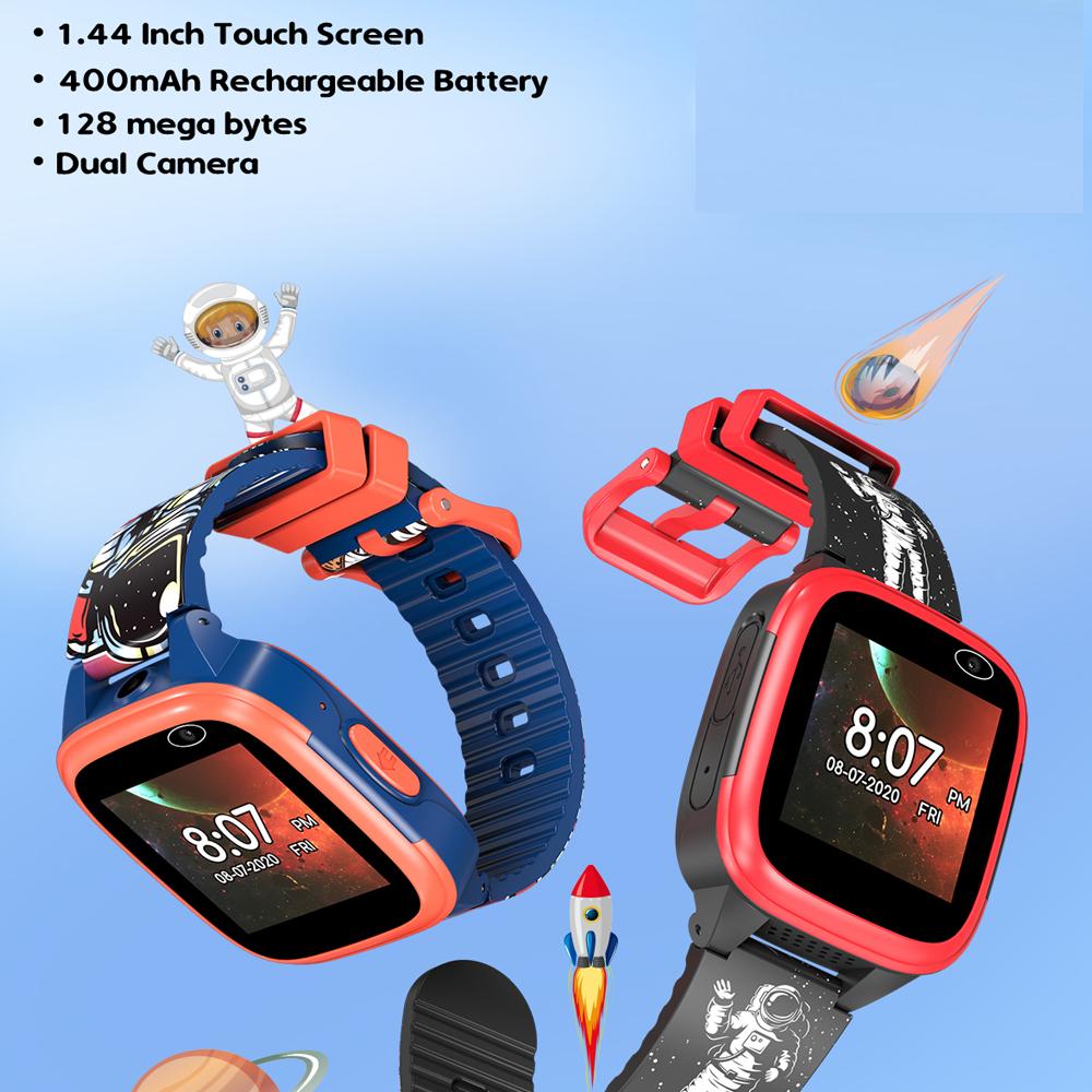 

Детские умные часы IP67 водонепроницаемый шагомер фитнес-трекер активности детские умные часы Bluetooth трекер привычек с играми чёрный