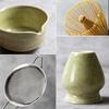 4-6pcs Traditional Bamboo Ceramic Japanese Matcha Tea Set with Spout Reusable Matcha Whisk Set Food Grade Safe Match Bowl