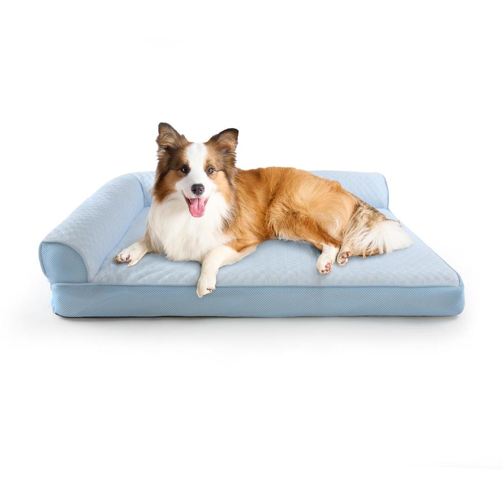 Poduszka na łóżko Legowisko dla psa Legowisko dla zwierząt Sofa dla zwierząt Łóżko Chłodne na lato Chłodne łóżko Możliwość prania Puszyste łóżko do spania dla psa Wodoodporne Pielęgnacja starszych psów Profilaktyka odleżyn