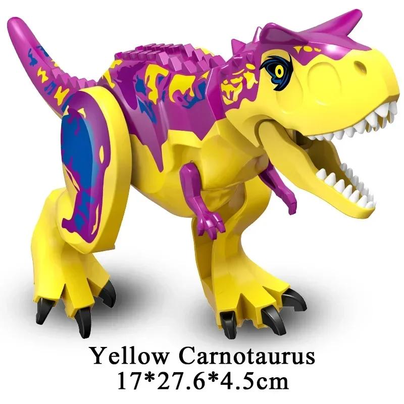 2025 Jurassic Dinosaurs World Park Spinosaurus Baryonyx Therizinosaurus Indominus Rex Building Blocks Bricks Kids Xmas Toys