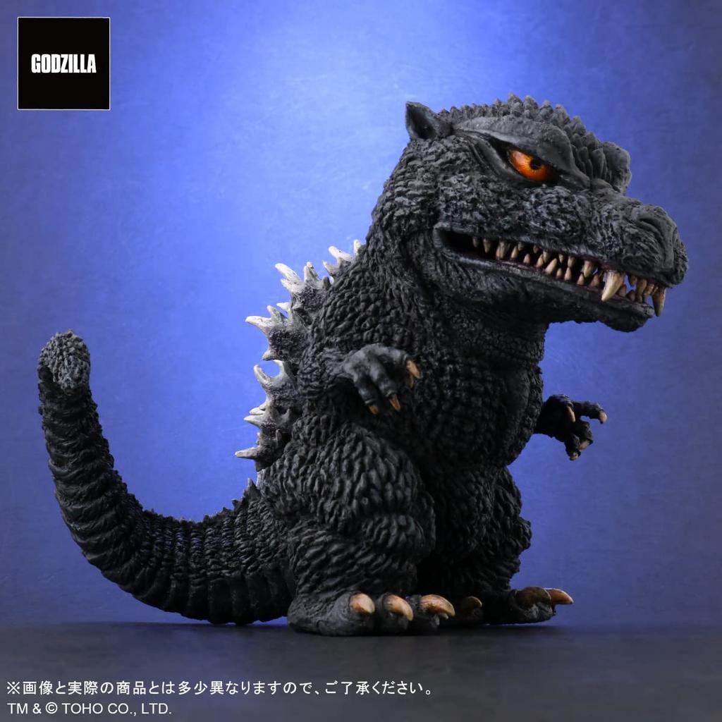 Godzilla General Distribution Version Height 140mm PVC Painted Finished Figure X-Plus Defo-Real (2004) Approx. Non-scale
