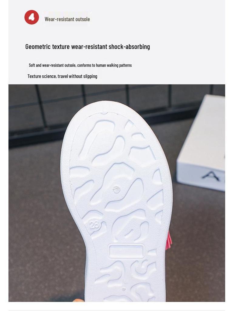 2025 Spring & Autumn Girls' Low-Top Casual Soft-Sole Board Shoes - Stylish Sports Shoes for Big Kids & Students