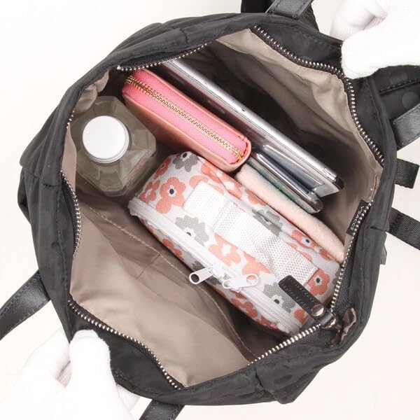 Dot Jacquard Tote Backpack Y410192SC Greige [Isaac] (26)