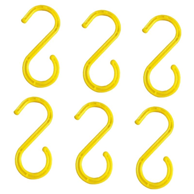 6pcs ABS Cable Management Hooks With Tool Easy Installation Wear Resistant Clip set for Electrical Device Organization
