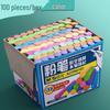 Hexagonal Dustless Chalk for Kids - White & Colored, for Home Teaching & Drawing, Free Shipping