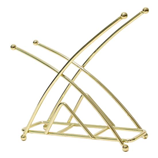 Standing Metal Tissue Holder Geometric Heavy Duty Iron Dining Table Paper Towel Napkin Clip Dispenser Organizer Home Hotel Kitchen Supplies
