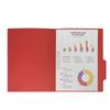 Thickened A4 Color Paper File Category Folder 98213 Index Folder Stationery Folder Storage Single Piece
