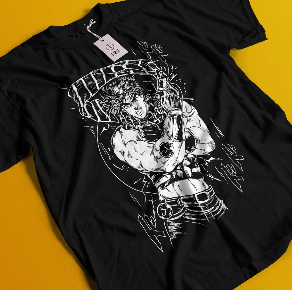 

Футболка Jojo s Bizarre Adventure Аниме Манга Графический дизайн Футболка Все размеры S