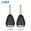 Okey Autoschlüssel Gehäuseabdeckung 2/3 Tasten Für Porsche Boxster S 2S 4S Turbo Für Cayman 911 987 996 997 Carrera 911 Targa