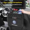 1Pcs Car Storage Bag Multi-function Seat Back Storage Pocket Suspension For Volkswagen Touran Golf-4 5 6 7 Passat Polo MK4 Bora Altea Alhambra