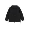New Balance Puffer Jackets Men's Black Hooded Moderate Straight Fit (Unisex) Puffer Jackets AMJ13391 BK