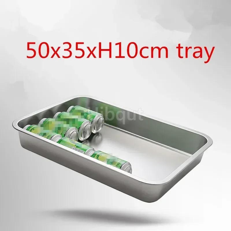 304 Tablett Edelstahl Aufbewahrungsschalen Leckplatte Loch Maschensieb Sieb Waschen Gemüse Becken Trocknen Wasserfilter Becken Deckel