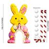 Colorful Plastic Easter Bunny Golf For Putting Game Set 35cm Size for Holiday Parties and For Family Gatherings