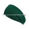 Unisex Elastic Sports & Yoga Headbands, Sweat-Absorbing Cotton Hair Accessories, Solid Colors