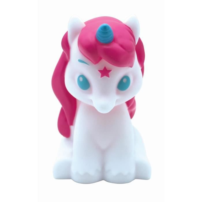 Veilleuse en 3D avec variation de couleurs design Licorne Approx. 13cm