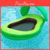 Inflatable Avocado Pool Float With Net Sun Shade Lounger And Swim Ring Adult Water Toy