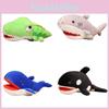 Ocean World Shark Crocodile Hand Puppet With Movable Mouth Plush Toy For Children's Interactive Play