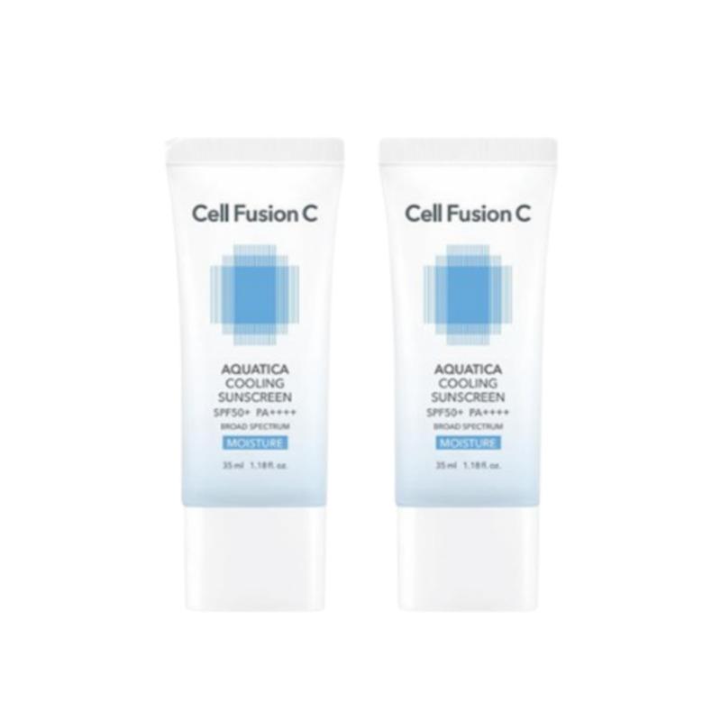 

CellFusionC Aquatica Охлаждающий солнцезащитный крем 35 мл Двойной набор (Уход против старения от УФ-излучения)