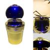 Car Ashtray Convenient LED Night Light with Lid High Strength Metal Ash Storage Holder for Vehicle