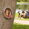 Hand Painted Squirrel Statue Garden Squirrel Statue Ornament For Garden Trees And Outdoor Landscape Decoration