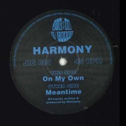 

12inch Record HARMONY - Meantime / On My Own JIG001 Jigsaw 2021 UK Reggae, Ska & Dub