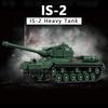 Sowjetischer IS-2 Schwerer Panzer Bausteine, klassisches gepanzertes Fahrzeug Puzzle Spielzeugmodell, Kinder Handgemachter DIY Aufbau, Jungen Geschenk