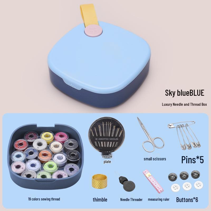 High-Capacity Handmade Sewing Kit: Deluxe Needle and Thread Pouch for Home & Travel
