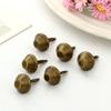100pcs 12mm DIY Purse Handbag Leather Crafts Studs Retro Rivets Bag Accessories Metal Feet