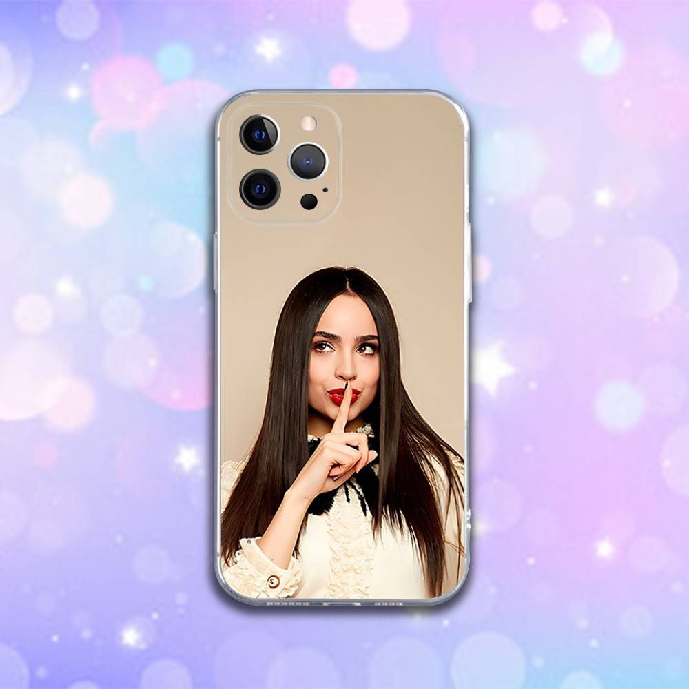 S-Sofia C-Carson Actor Phone Case For iPhone 17,16,15,14,13,12,11 Pro,Max,Plus,X,XS,XR,SE4,E Mini Transparent Soft Cover