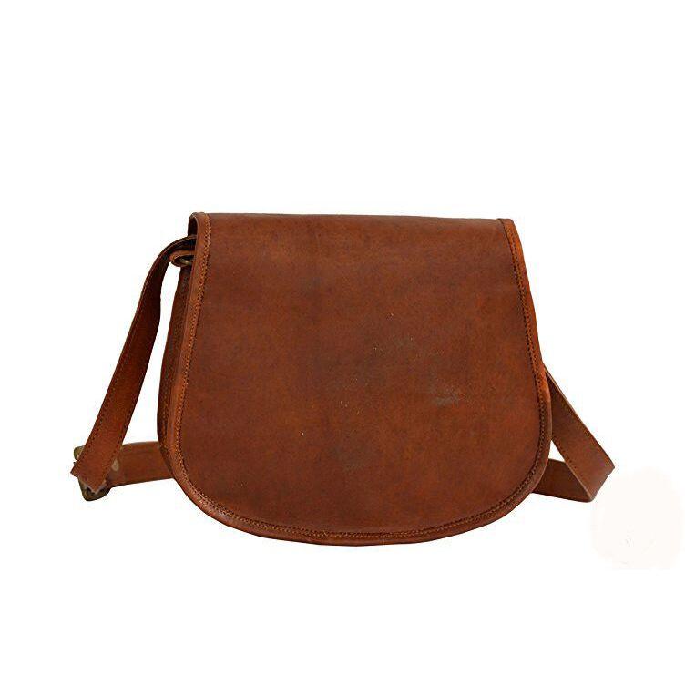 Mini 9 In Goat Leather Women Cross Body Bag Satchel Handbag Purse Sling Messenger