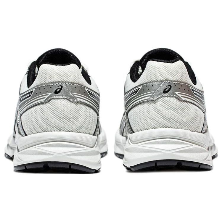 Asics Gel-Contend 4 Double Layer Comfortable Shock Absorption Wear-Resistant Breathable Low-Top Running Shoes Women sneaker Silver Black 1012B732-103
