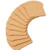 6 Pack Cork Trivet, Bread-shaped Insulation Pads Coasters Set Heat Resistant Hot Mat for Kitchen, Table, Countertops