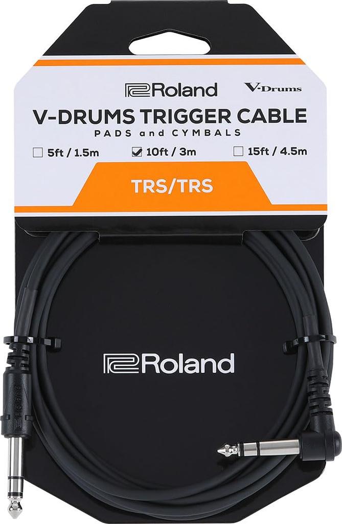 Roland PCS-10-TRA V-Drums PadCymbal Trigger Cable, 3m Long
