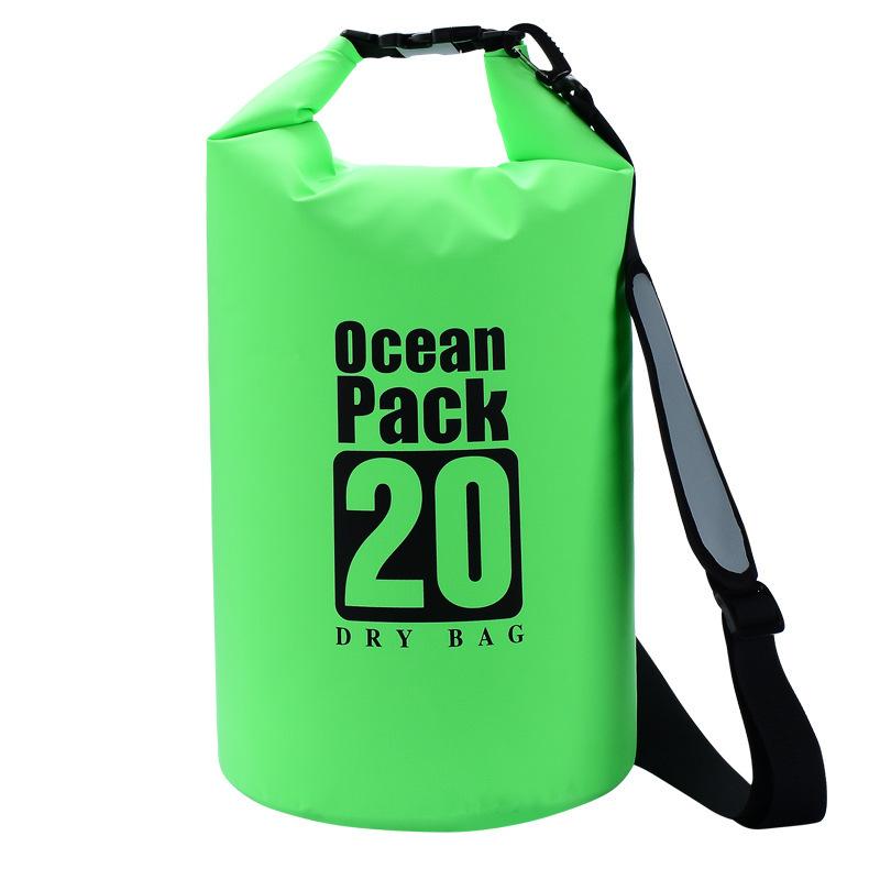 2L Lightweight Foldable Waterproof Dry Bag Backpack 500D Pvc Roll Top Pack Customizable Sports Travel Bag