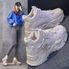 Spring New High-top Dad Women's Shoes Student Height-increasing Sports Shoes Running Casual Shoes--