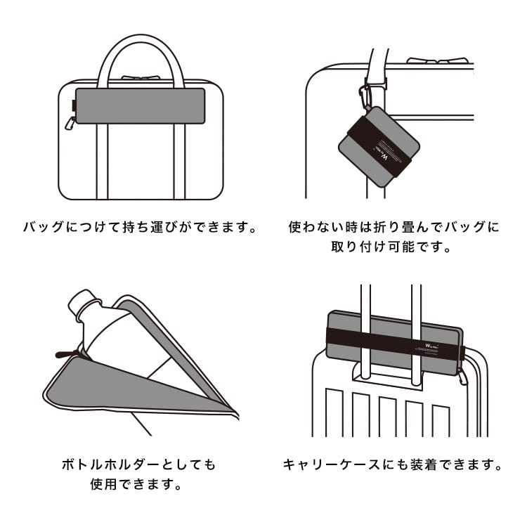 Navy Business Umbrella Case for with Carabiner and Attaches To Solid Perfect for or Business Trips Wpc. Men, Water-Absorbent, Strap, Carry-On Case,