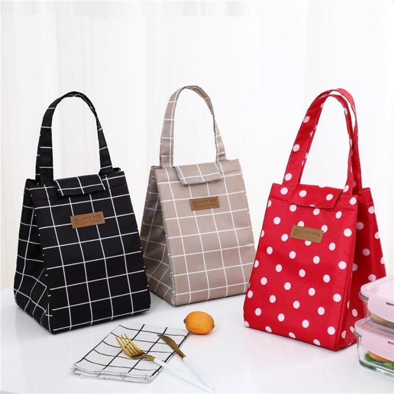 Insulated Thermal Cooler Bag Lunch Bag Foods Drink Storage Leakproof Picnic Camping Bags Outdoor Cooler Box Beach Portable