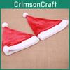 Premium Red Short Plush Santa Hat For Kids And Adults Perfect For Christmas Festivities