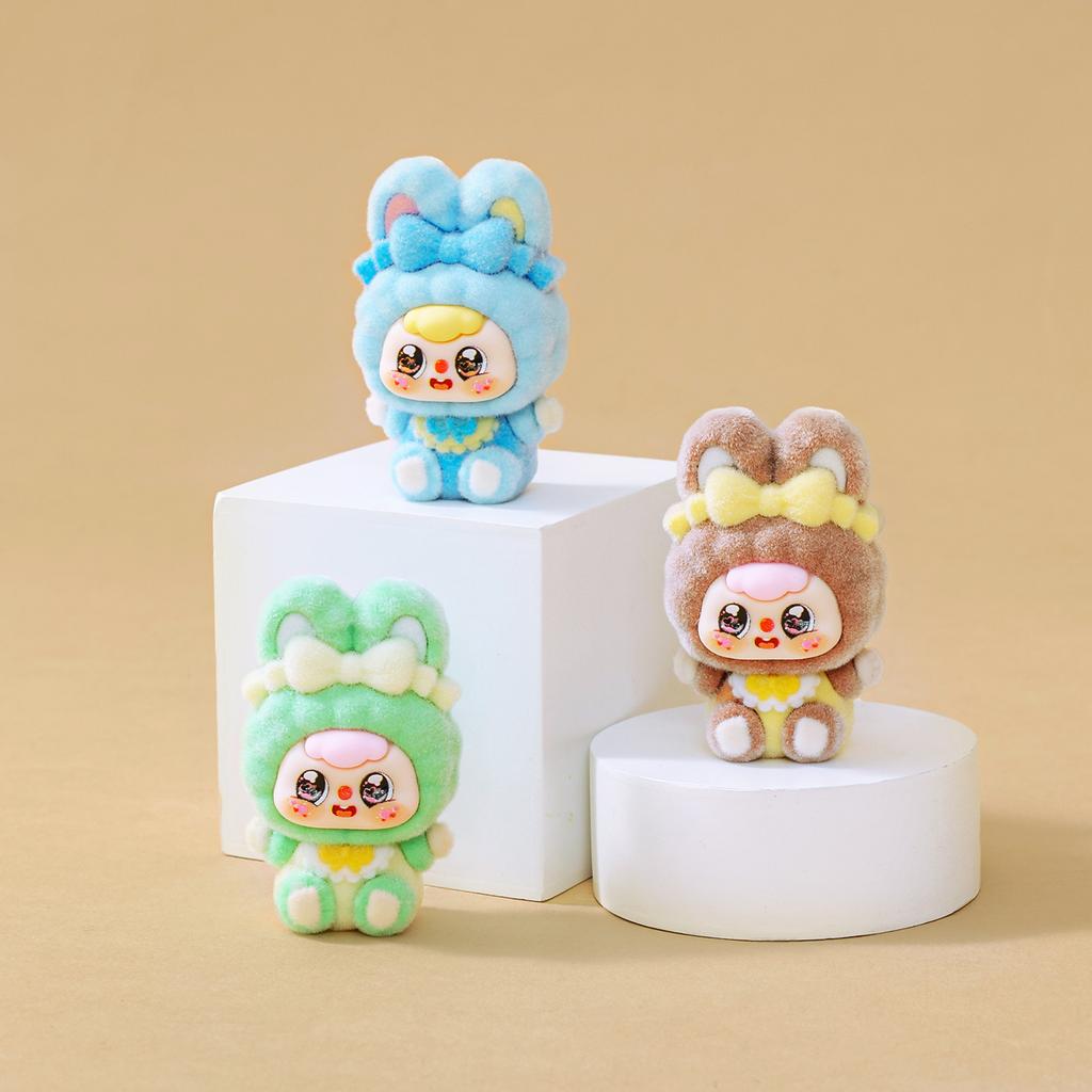New Butterfly Knot Rabbit Plush Cute Doll Toys, Diy Blind Box Accessories Car Desktop Small Ornament Halloween Christmas Gifts