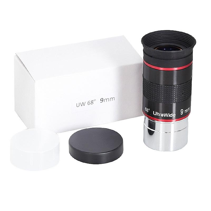 Ultra Wide Angle 68 Degree Eyepiece UW6mm+9mm+15mm+20mm+planetary High Magnification Astronomical Telescope Accessories