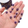 1 Meter Stainless Steel Daisy Flower Dainty Satellite Beaded Chains for DIY Jewelry Making Necklace Bracelet Anklets Supplies