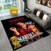 Retro Scarface Classic Movie Tony Carpet Rug for Playroom Bedroom Living Room Sofa Home Decor,kid Area Rug Non-slip Floor Mat