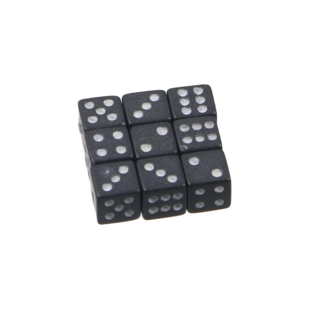 Acrylic Mini Dice 5mm Micro Dice D6 Drop Dice  Digital Gaming