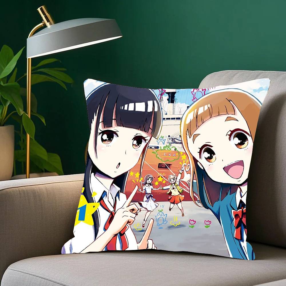 A Place Further Than The Universe Anime Pillow Case Home Decor Throw For Sofa Bed Car Room Decor Gift Idea