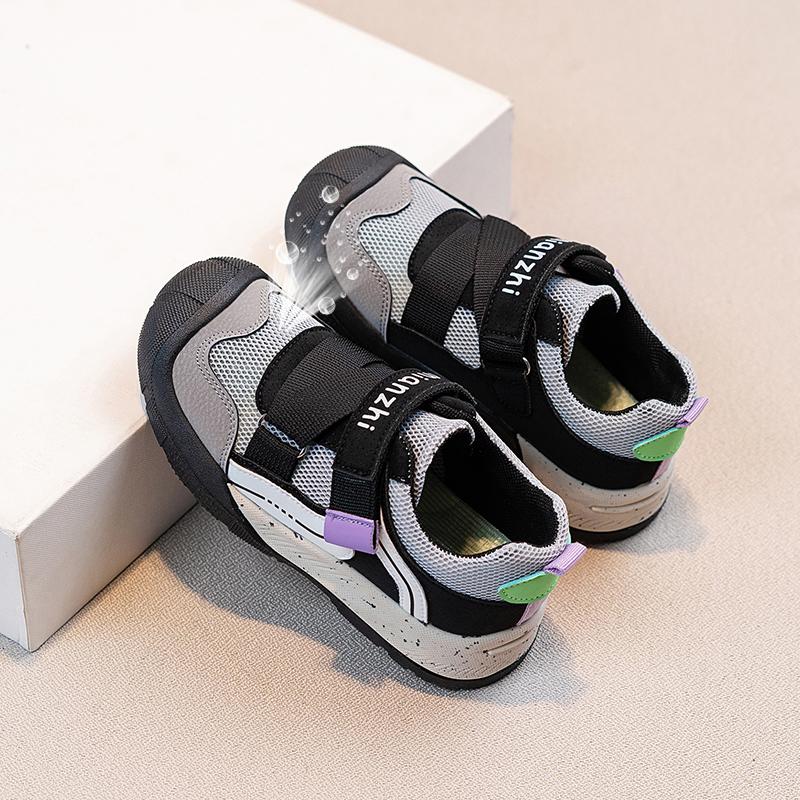 Kids Casual Shoes Mesh Breathable Children Flat Shoes Mesh Breathable 2025 New Children Running Shoes Non-slip Toes Capped Soft